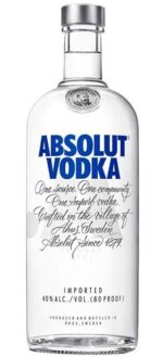 VODKA ABSOLUT 1 L SUIÇA