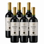 KIT 6 VINHOS MONTES TOSCANINI RESERVA TANNAT 750 ML