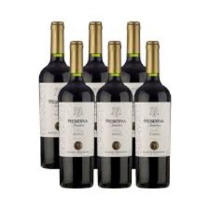 KIT 6 VINHOS MONTES TOSCANINI RESERVA TANNAT 750 ML