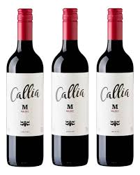KIT 3 VINHOS CALLIA MALBEC 750 ML