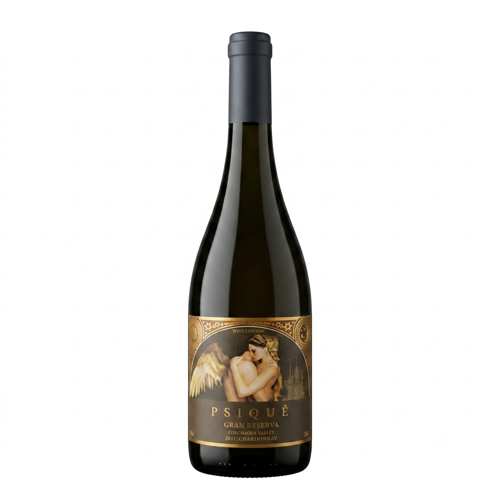 VINHO BRANCO PSIQUÊ GRAN RESERVA CHARDONNAY 750 ML